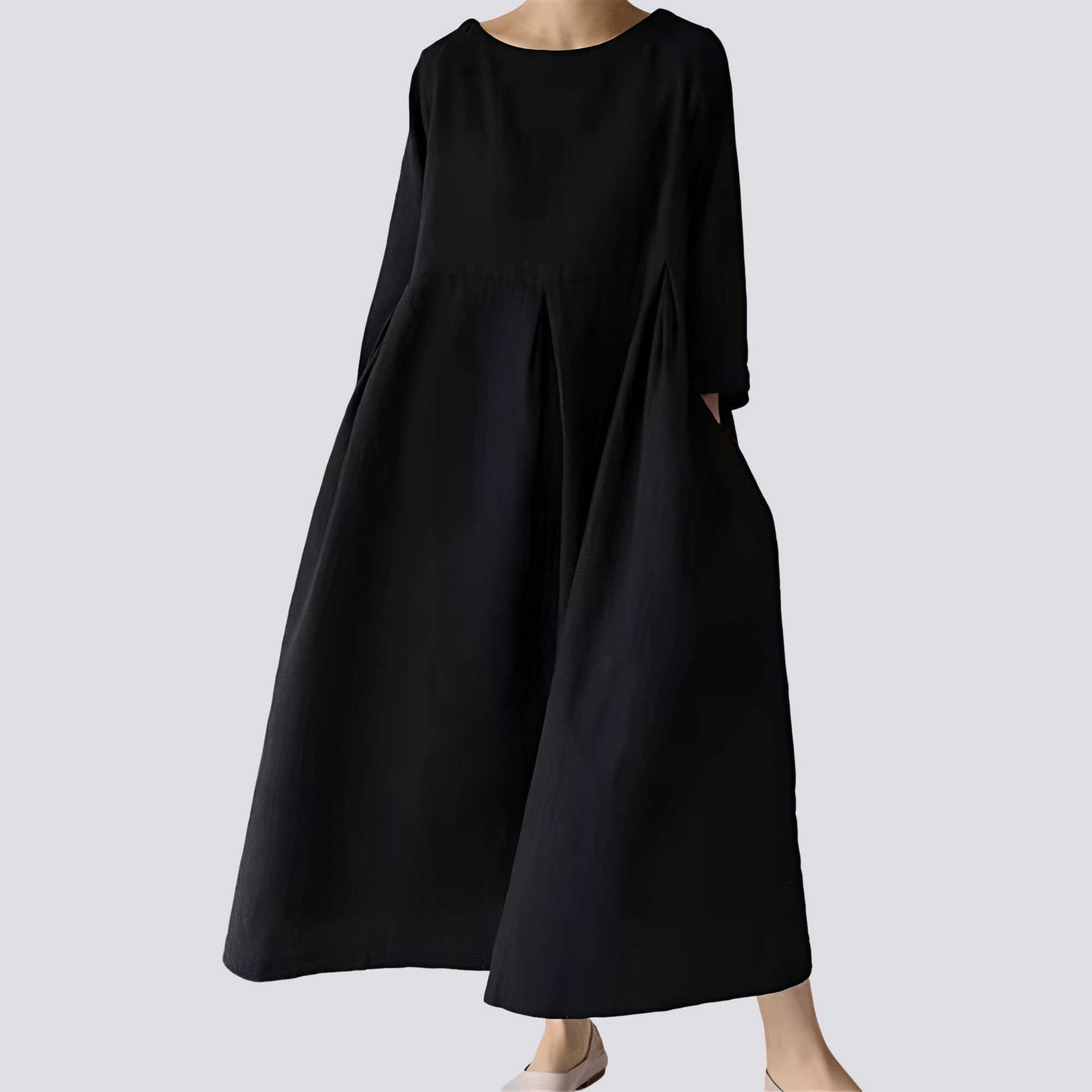 Veronica - Weites Damenkleid mit Taschen