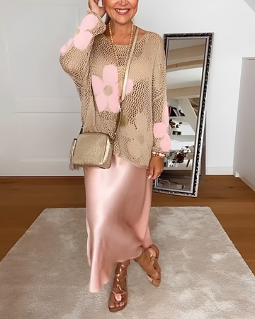 Alwena - Legere Bluse mit Blumenmuster