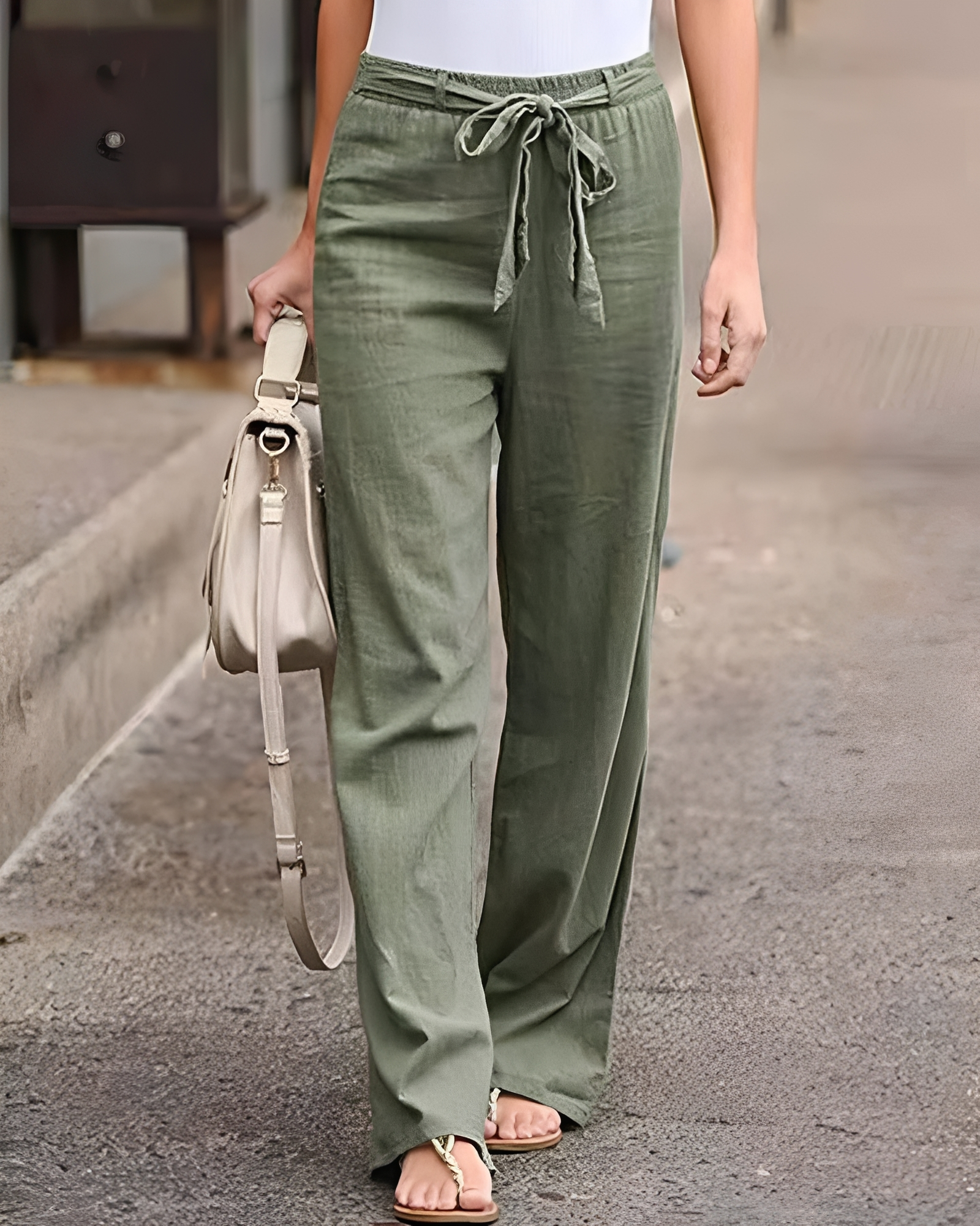 Saniyah - Hose mit flexiblem Taillenbund und Kordelzug