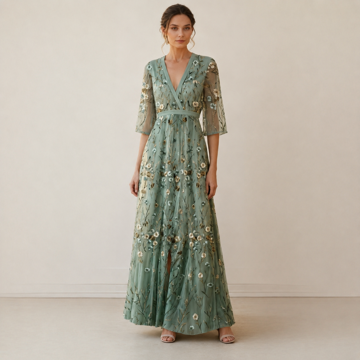 Florence - Elegantes und Fließendes Maxikleid