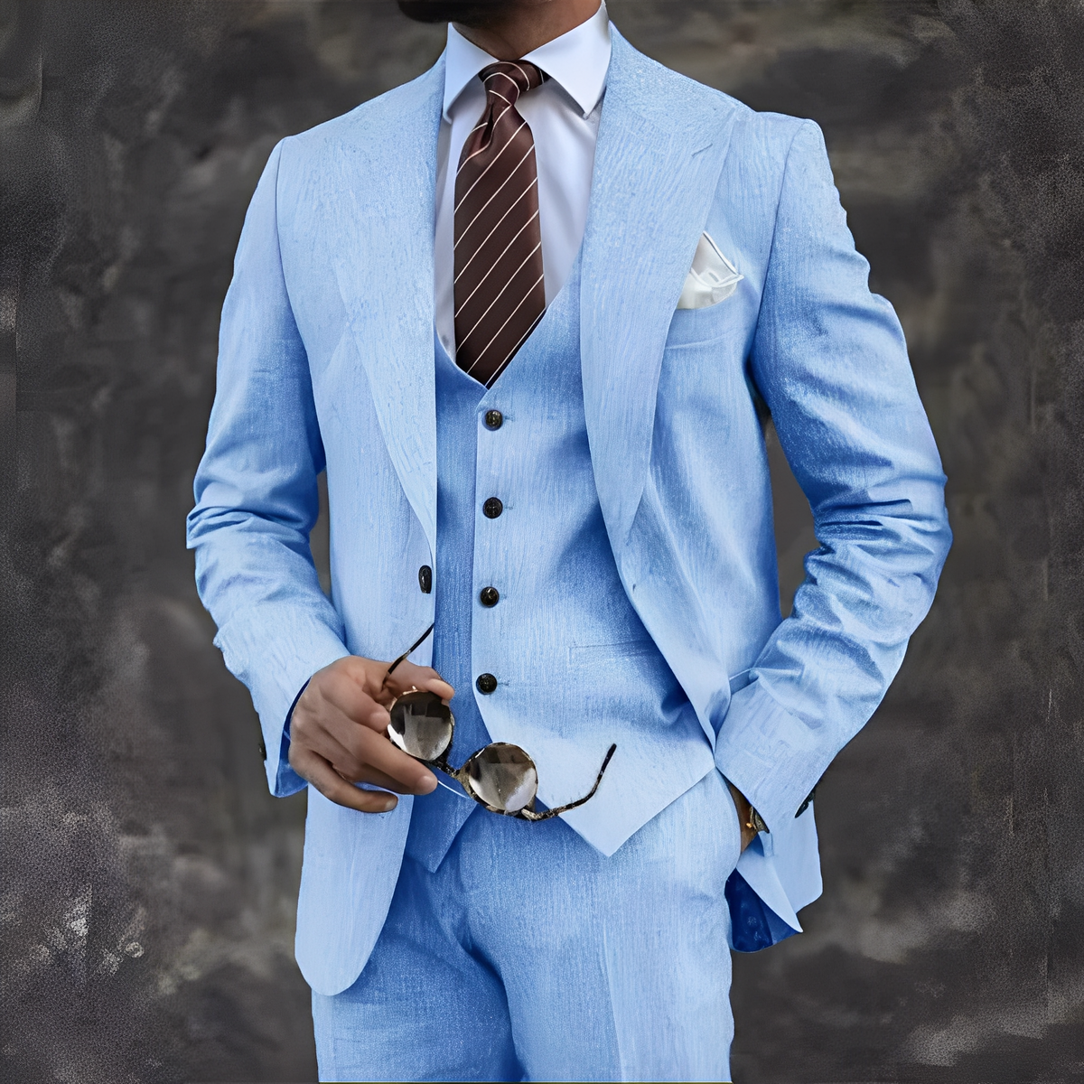 Elwyn - Elegantes dreiteiliges Anzugset