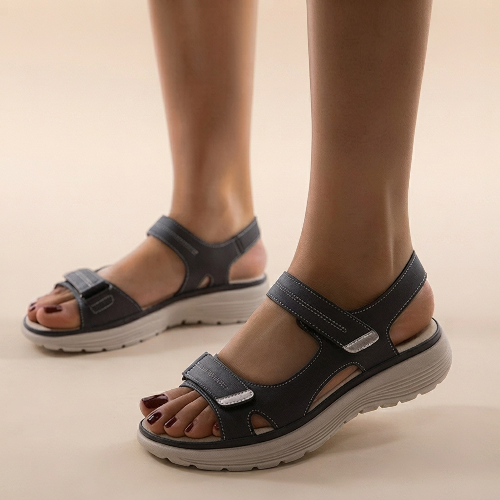 Donabelle - Bequeme Riemchensandalen