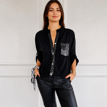Chalise - Elegante Bluse mit Knopfleiste