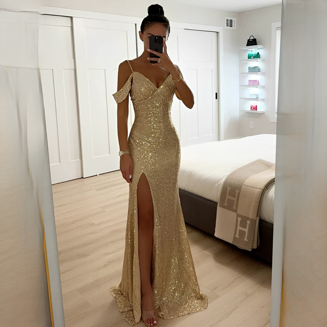 Ashriel - Stylevolles Kleid mit Schlitz
