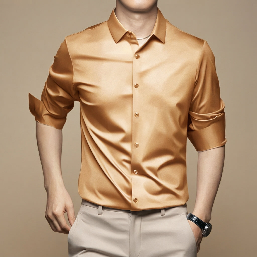 Esmaeel - Lässiges, knitterfreies Poloshirt