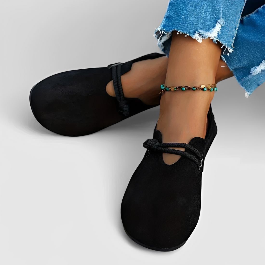 Marjorie - Bequeme Schuhe mit runder Spitze