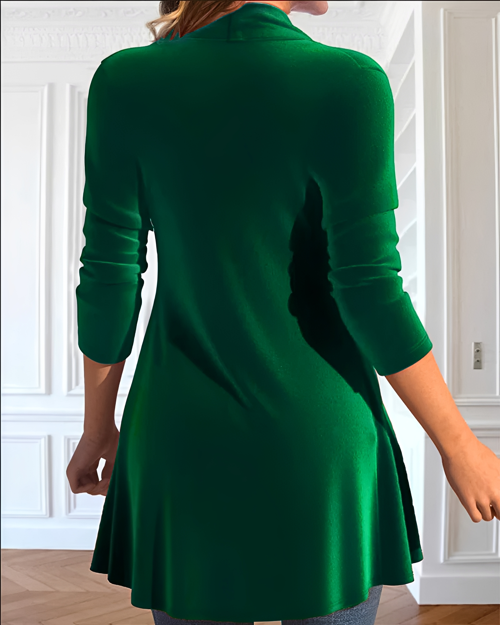 Samia - Schicke Rüschenbluse mit Pailletten