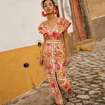 Rhian - Elegantes Kleid mit offenem Rücken