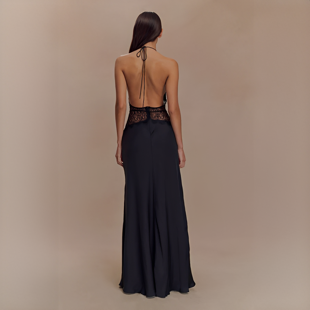 Velina - Stilvolles nahtloses Neckholder-Kleid