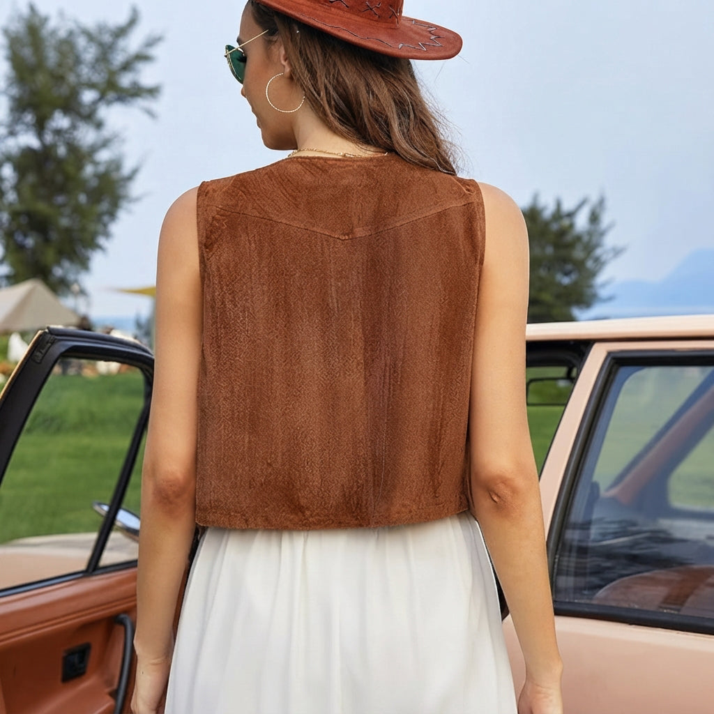 Gwyneth - Stilvolle und Schicke Boho-Weste
