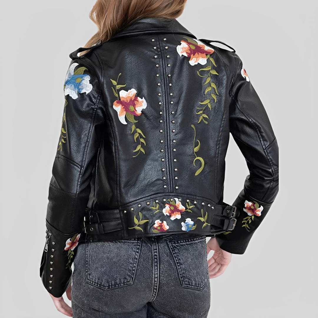 Zoey - Vintage-inspirierte bestickte Jacke