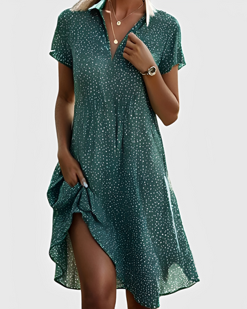 Vivella - Schickes Midikleid mit V-Ausschnitt