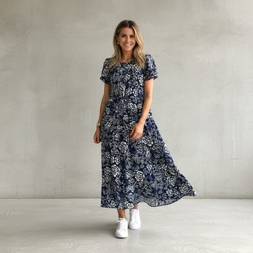 Paige - Fließendes Midikleid