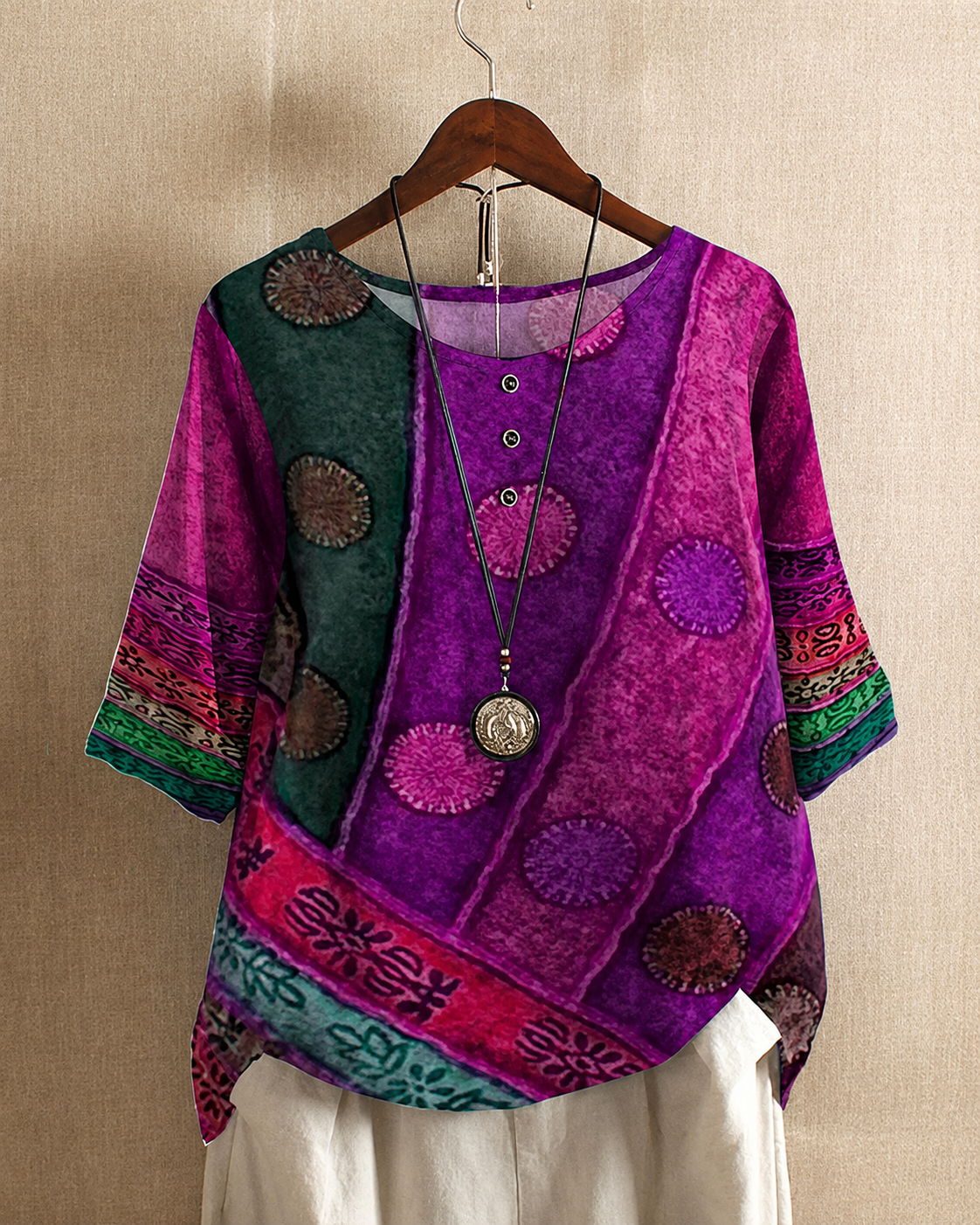 Ferlisha - Weite, elegante Bluse