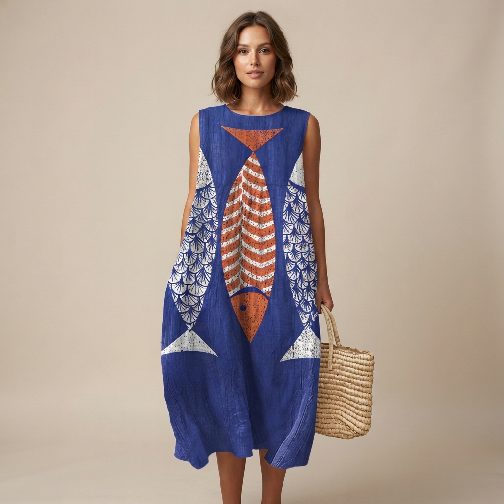 Elisa - Stilvolles ärmelloses Kleid