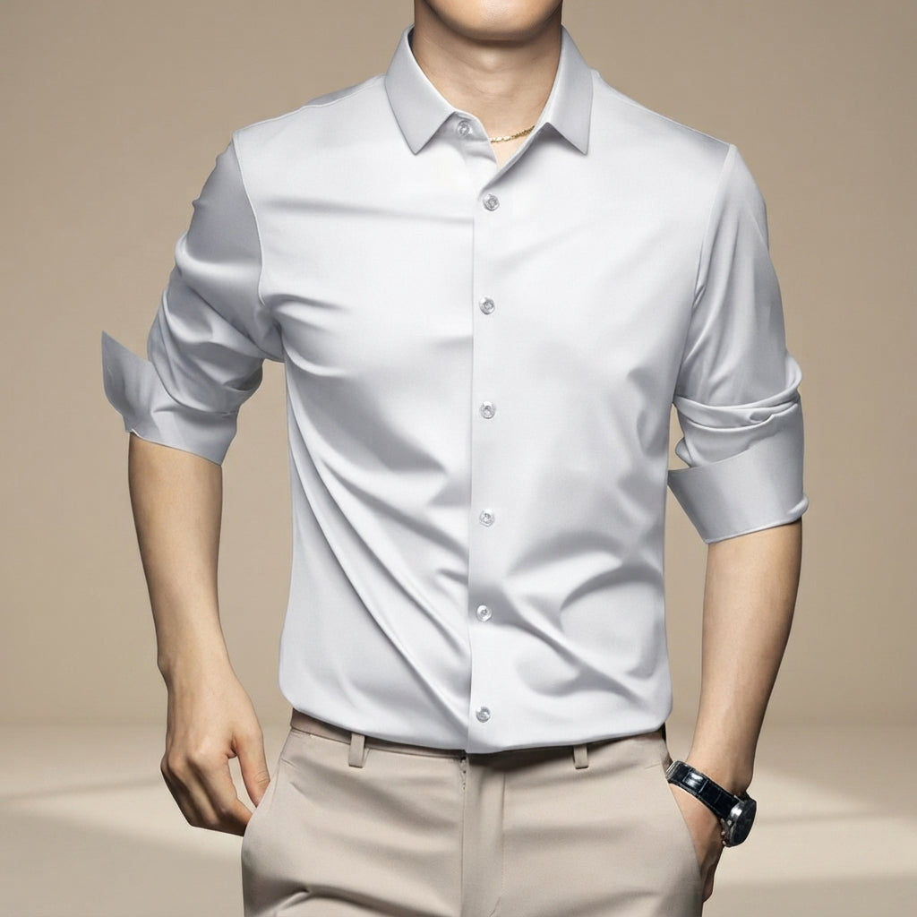 Esmaeel - Lässiges, knitterfreies Poloshirt