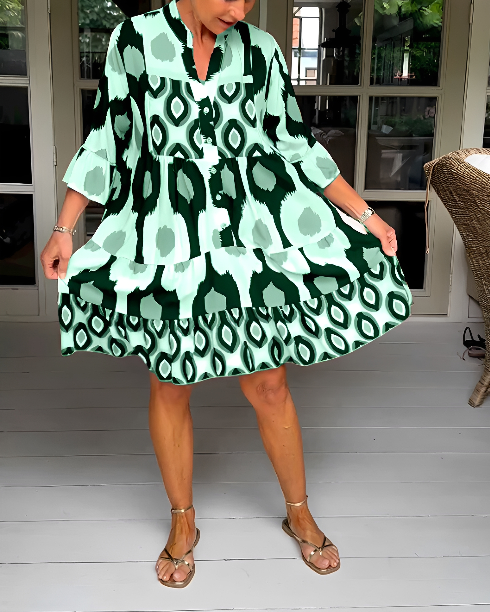 Faiza - Stilvolles, entspanntes Minikleid