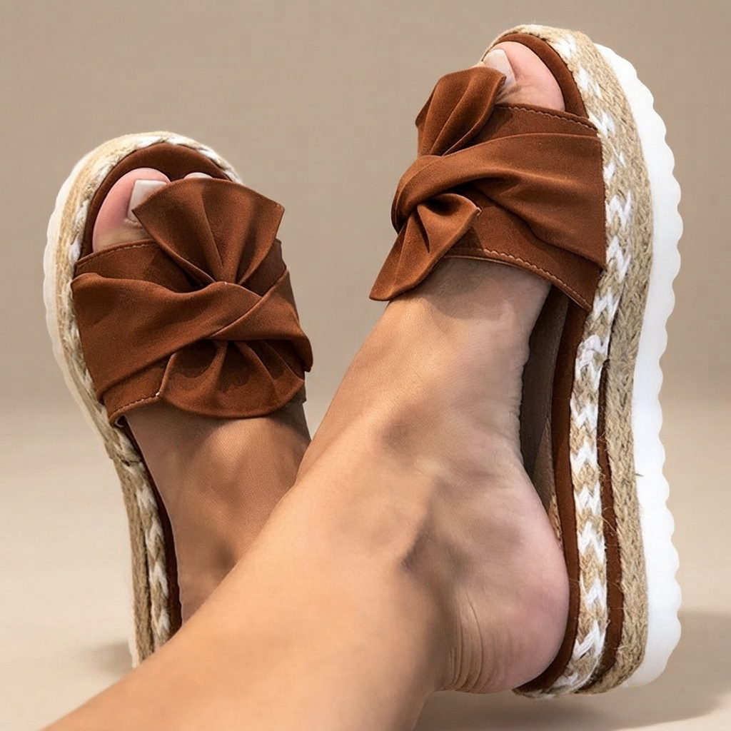Claudia - Elegante Sandalen mit Schleife