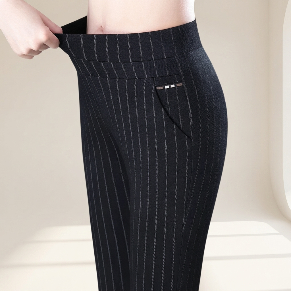 Marga - Hose mit elastischem Bund und geradem Schnitt