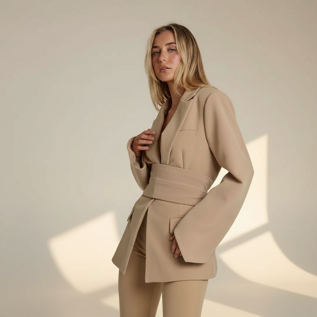 Felena - Eleganter Blazer mit Taillengurt