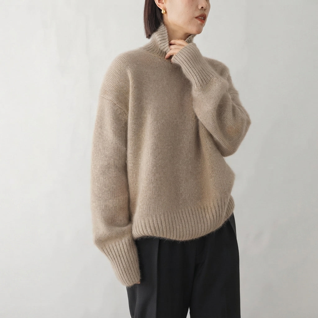 Lea - Stilvoller Rollkragenpullover für Damen