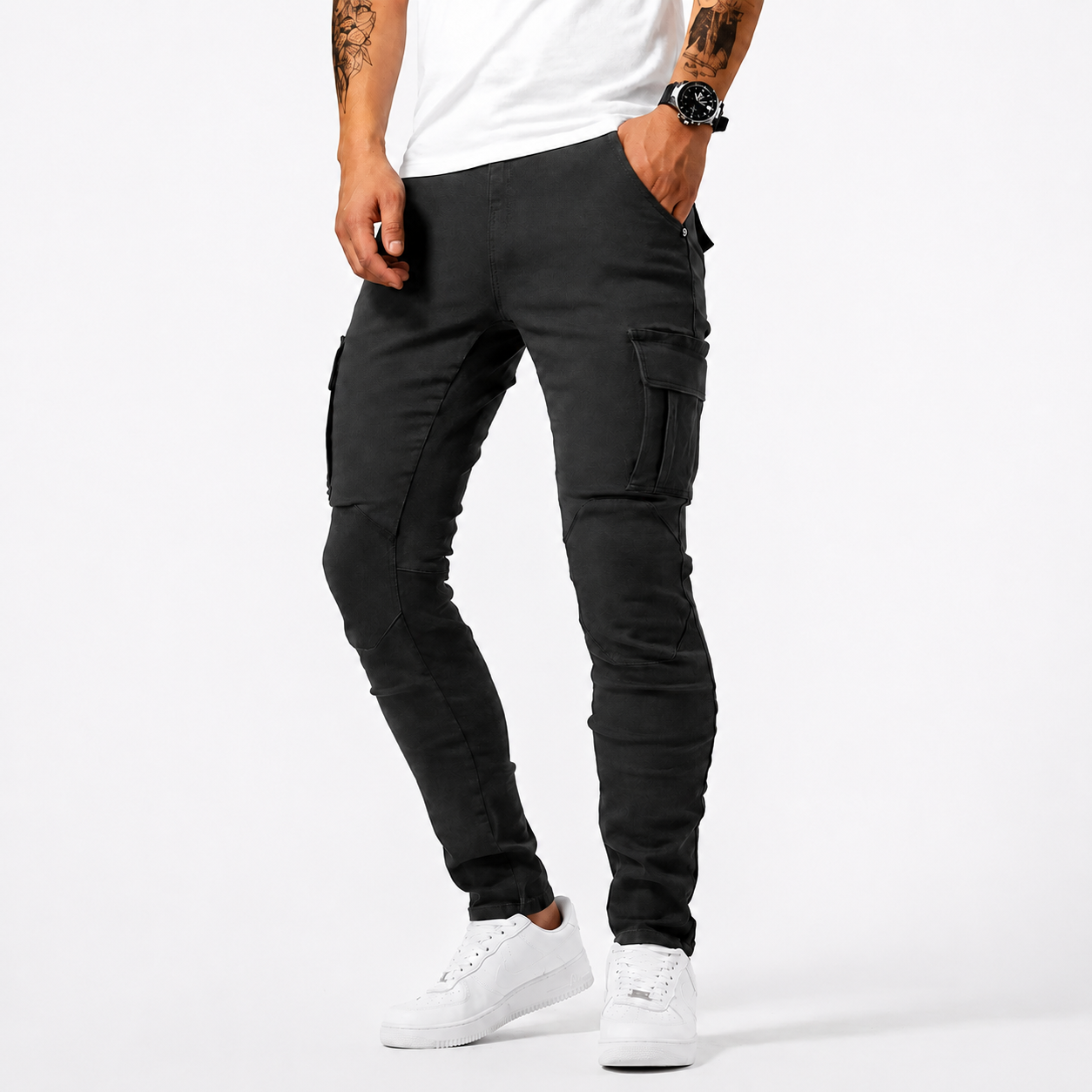 Zilton - Komfortable Slim-Fit-Cargohose
