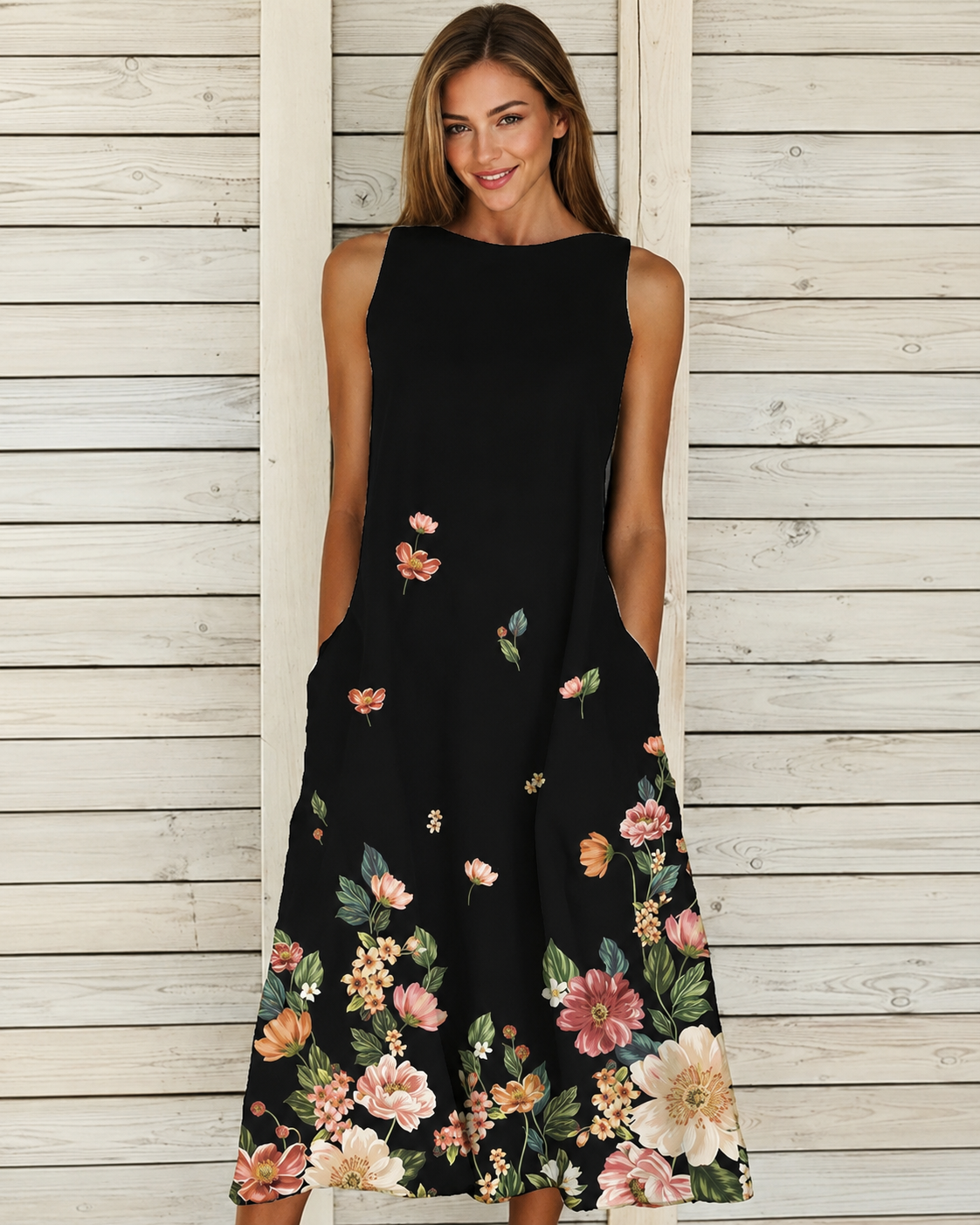 Denique - Vintage-inspiriertes Midikleid