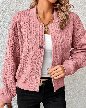 Kymbrea - Bequeme Jacke mit Knöpfen