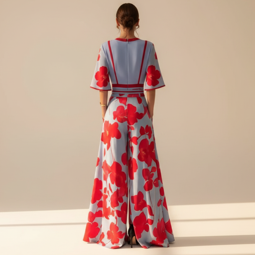 Gianna - Stilvolles Maxikleid mit V-Ausschnitt