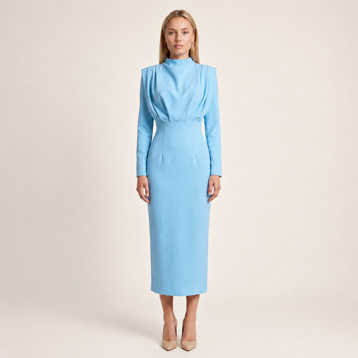 Darby - Elegantes Langarmkleid