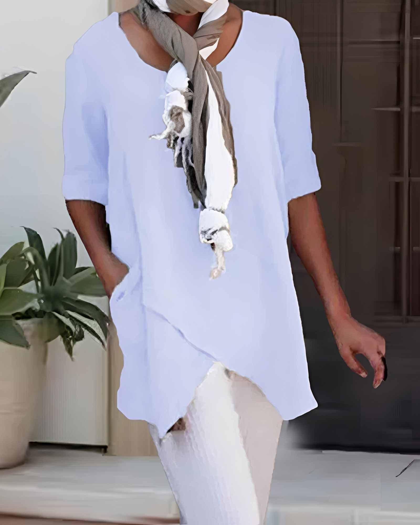 Marcia - Schickes Rundhals-Shirt
