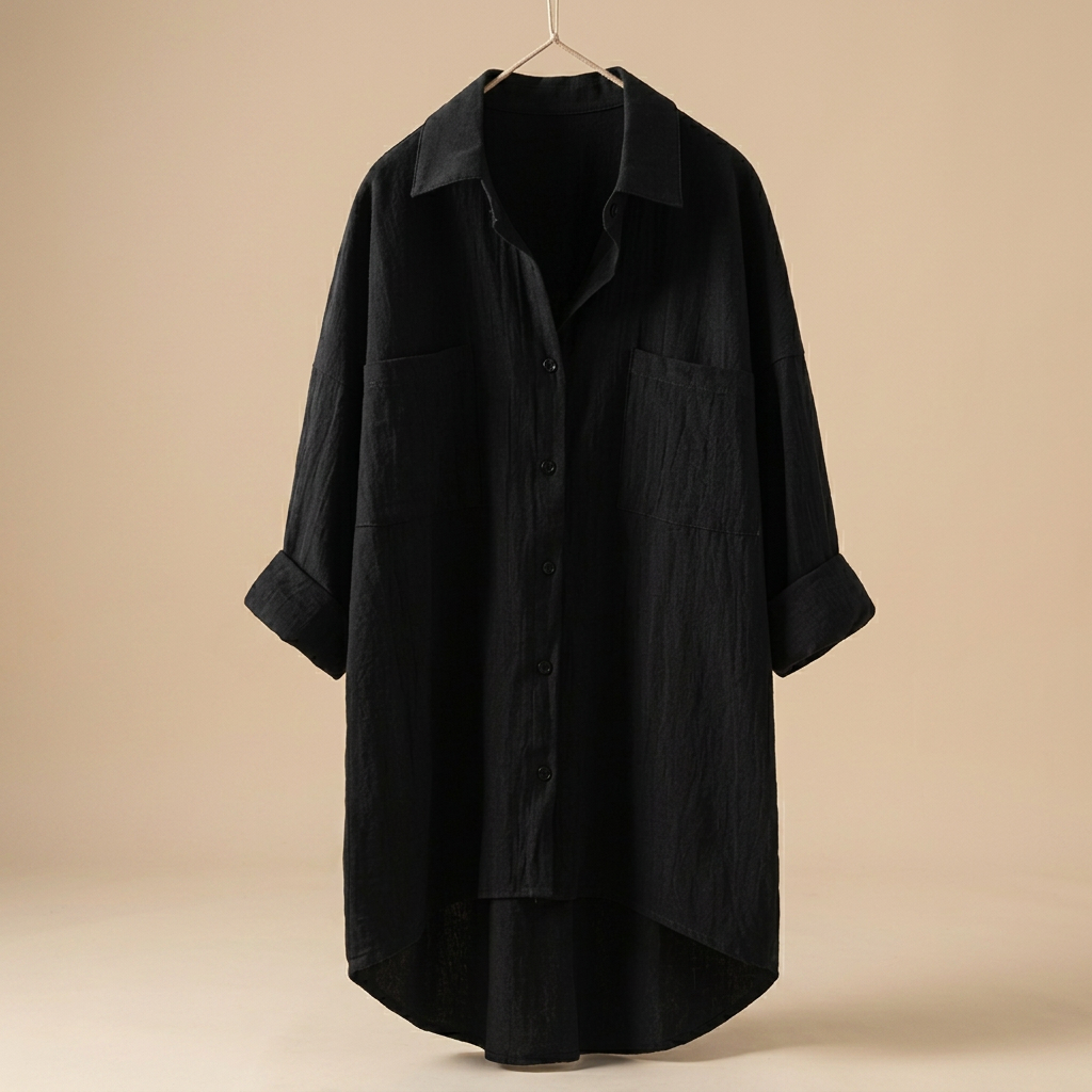 Jacient - Locker sitzendes Button-Down-Hemd