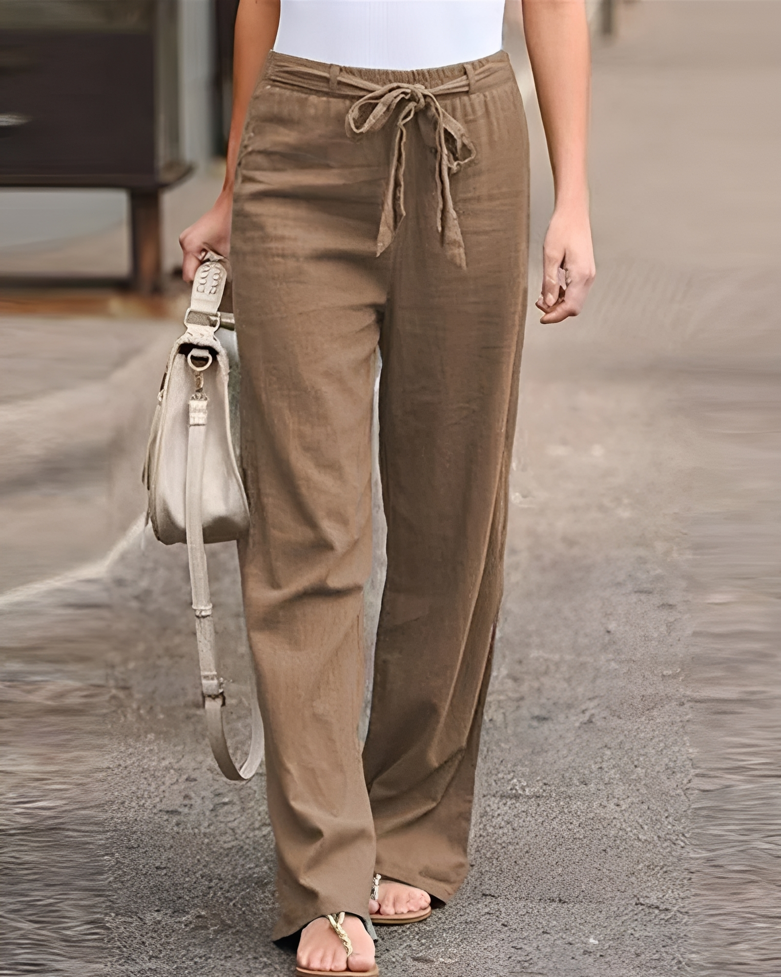 Saniyah - Hose mit flexiblem Taillenbund und Kordelzug