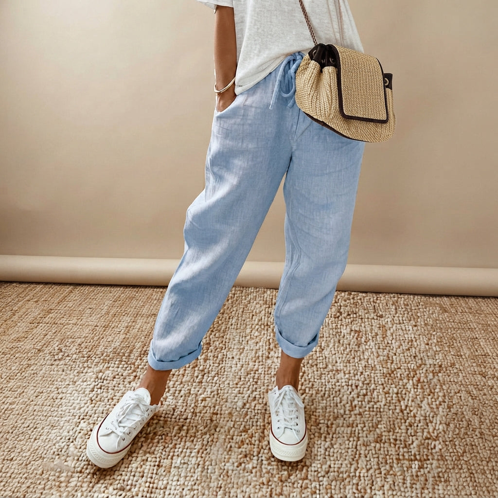 Elwyn - Atmungsaktive und Elastische Taillenhose