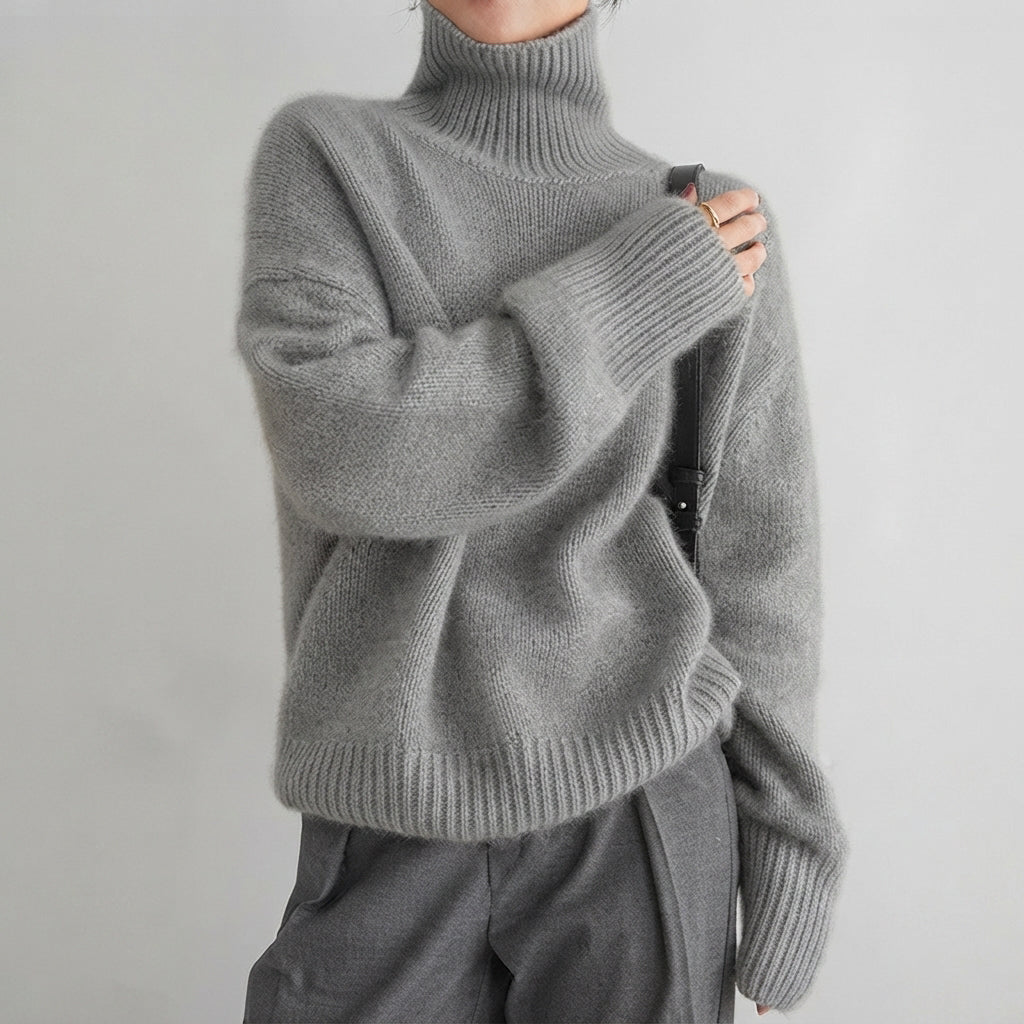 Lea - Stilvoller Rollkragenpullover für Damen