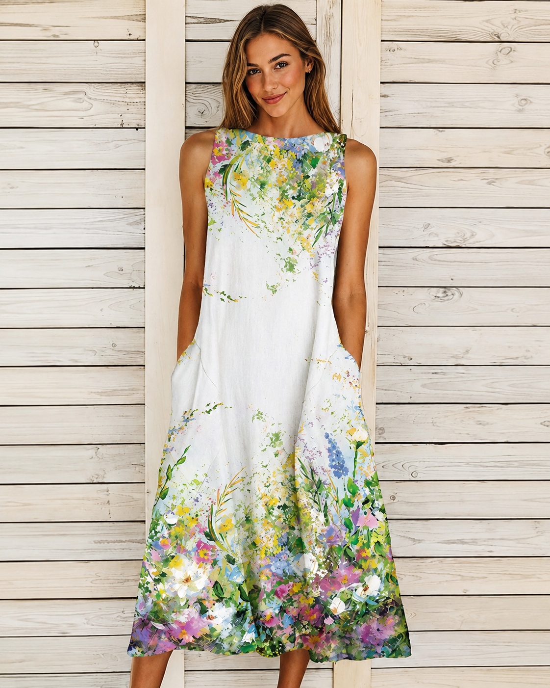 Denique - Vintage-inspiriertes Midikleid