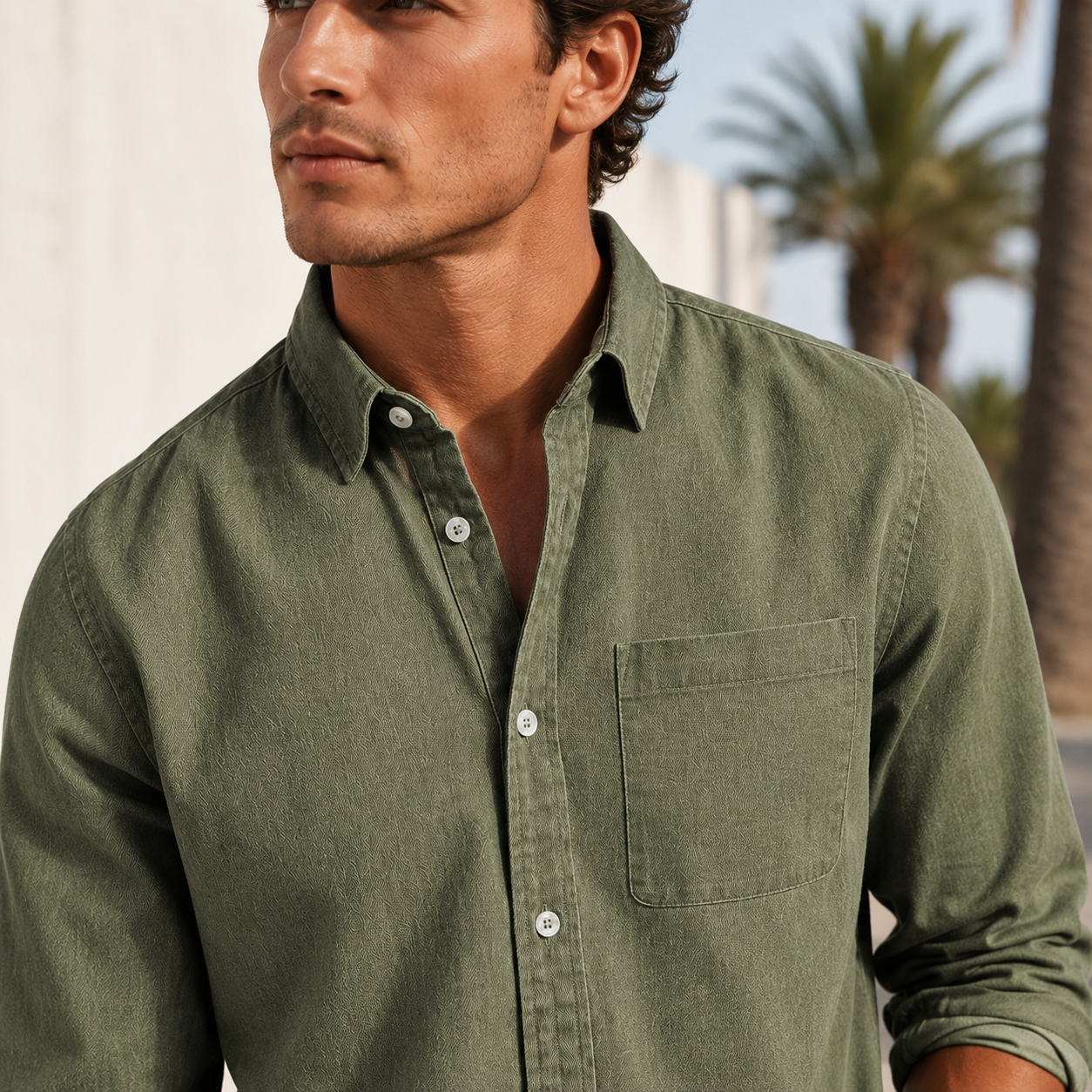 Wynford - Lässiges Button-Down-Hemd
