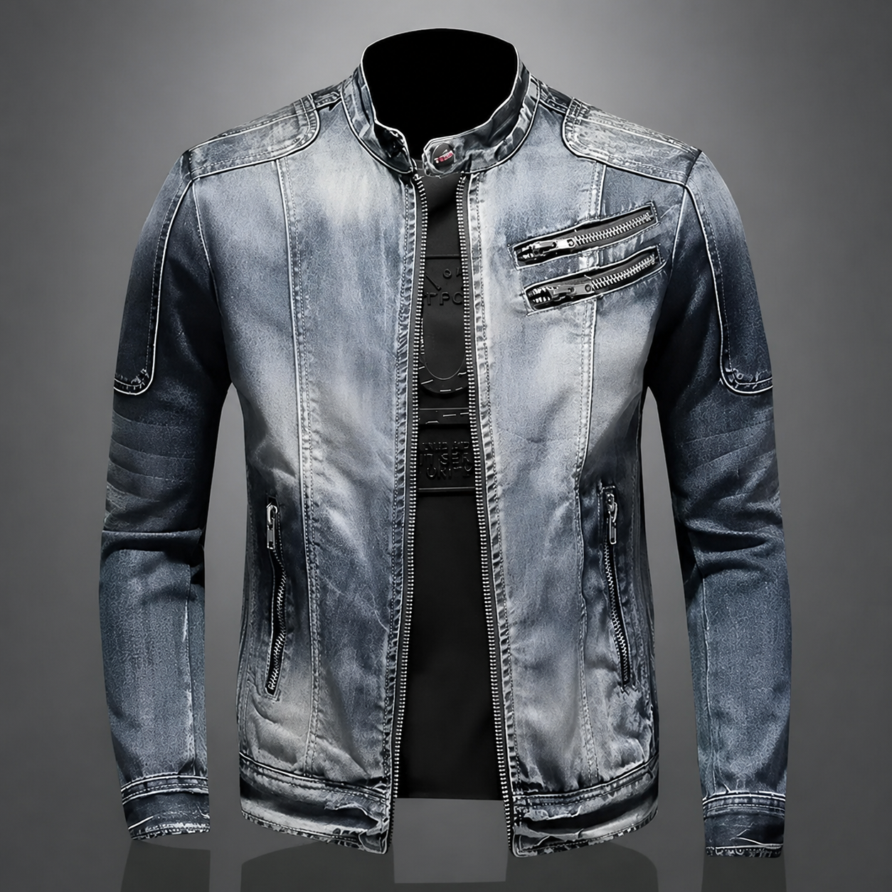Ismael - Modische Jacke mit Reißverschluss