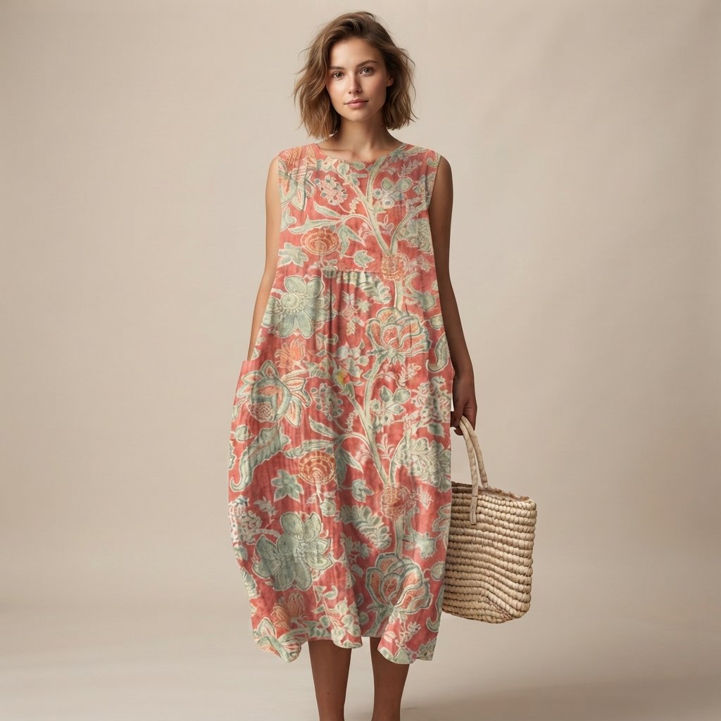 Elisa - Stilvolles ärmelloses Kleid