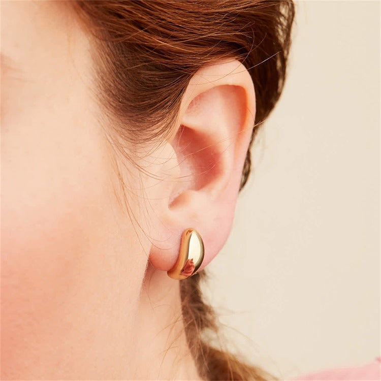 Celeste - Ohrringe in Tropfenform aus Gold