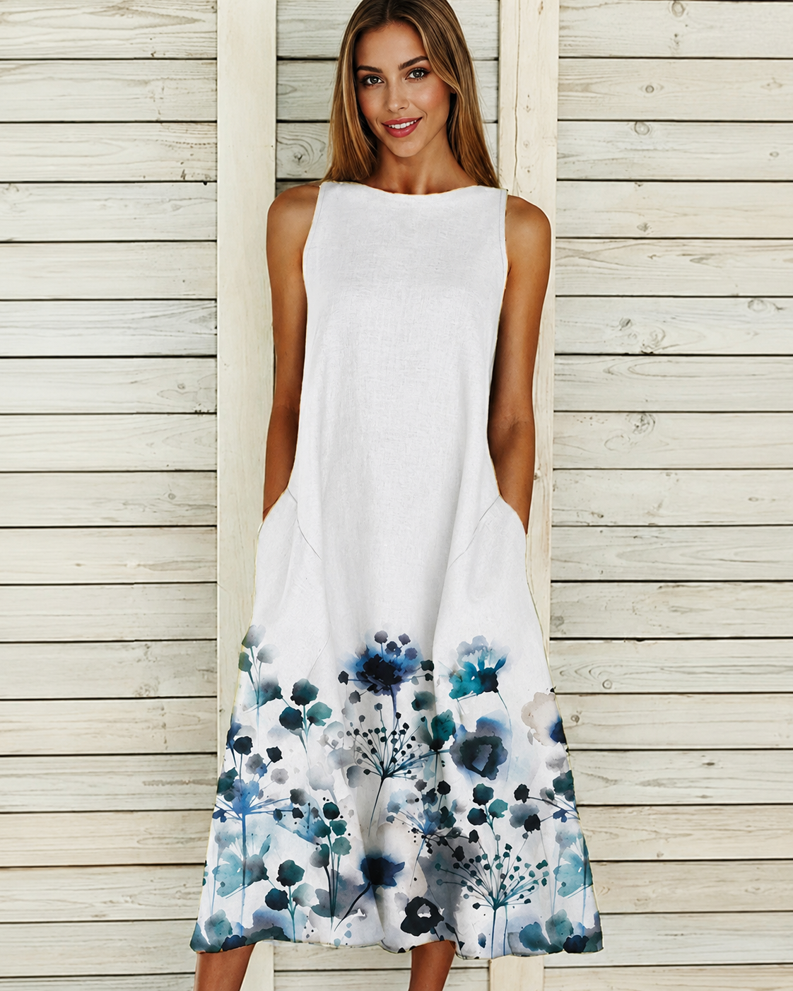 Denique - Vintage-inspiriertes Midikleid