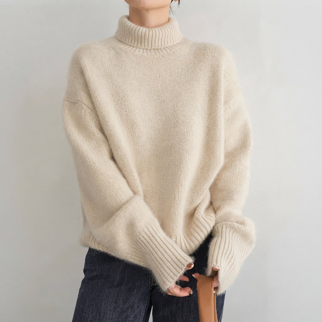 Lea - Stilvoller Rollkragenpullover für Damen
