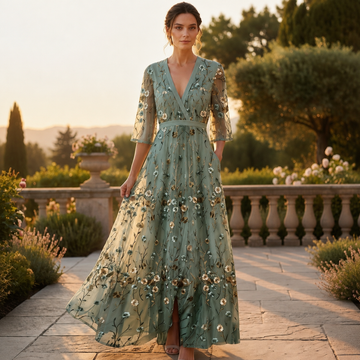 Florence - Elegantes und Fließendes Maxikleid