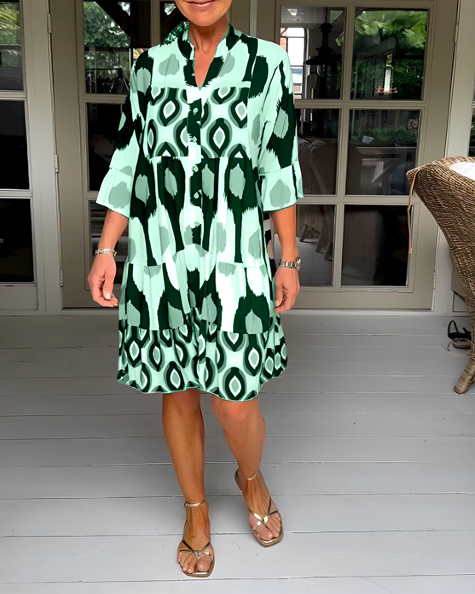 Faiza - Stilvolles, entspanntes Minikleid