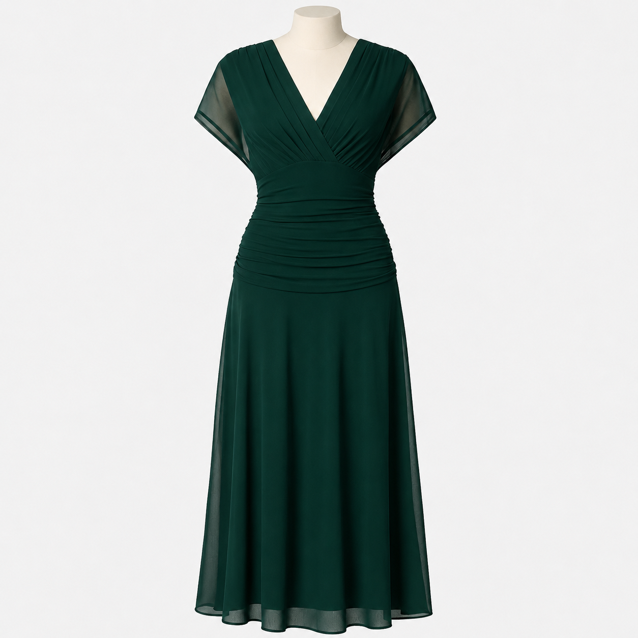 Devanta - Stilvolles Kleid mit V-Ausschnitt