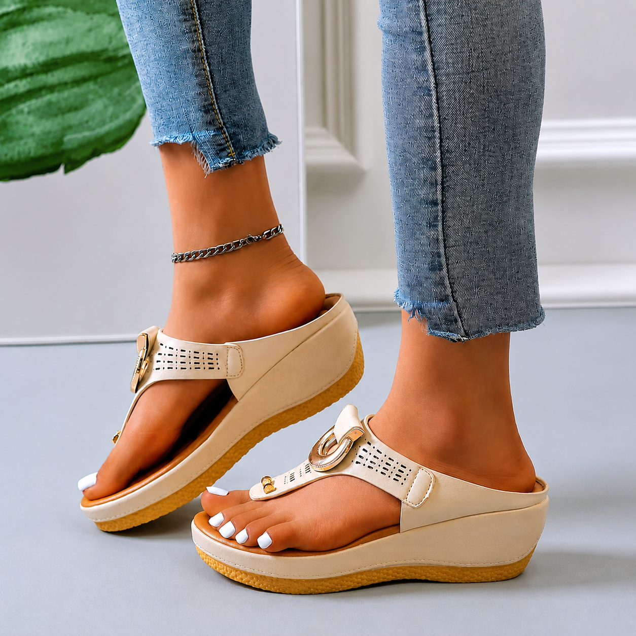 Delonda - Modische und elegante Sandalen