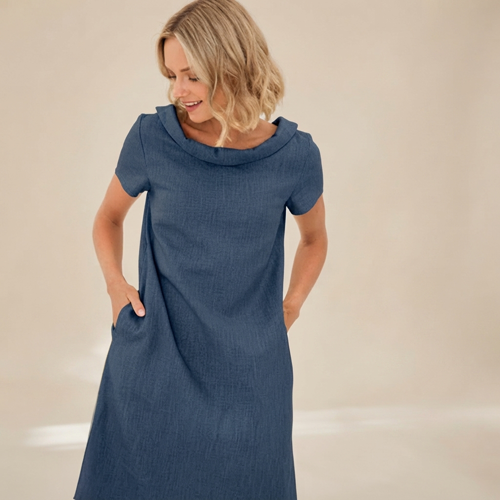 Laurette - Lässiges, locker sitzendes Kleid