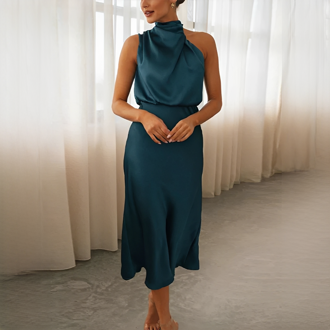 Juliana - Elegantes schulterfreies Neckholder-Kleid