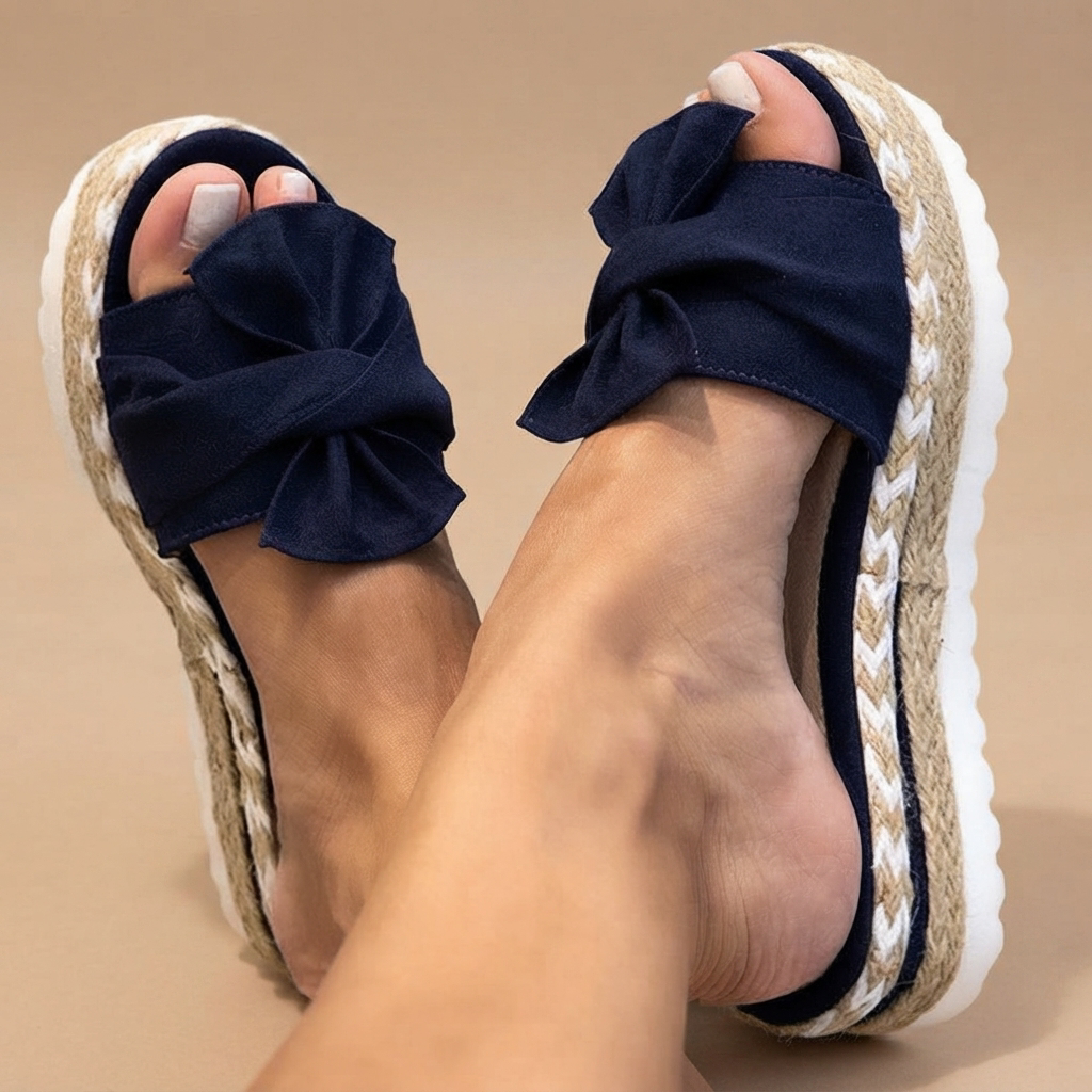 Claudia - Elegante Sandalen mit Schleife