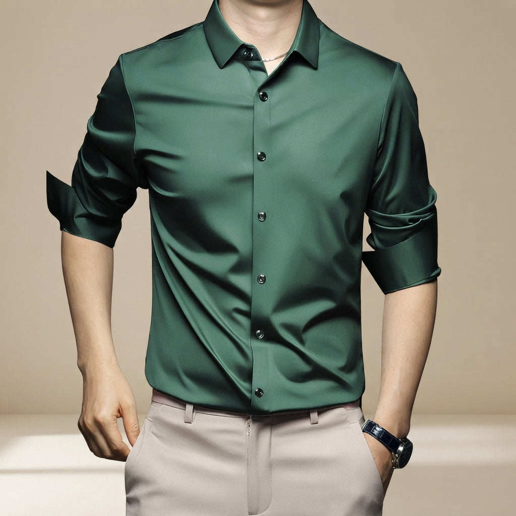 Esmaeel - Lässiges, knitterfreies Poloshirt